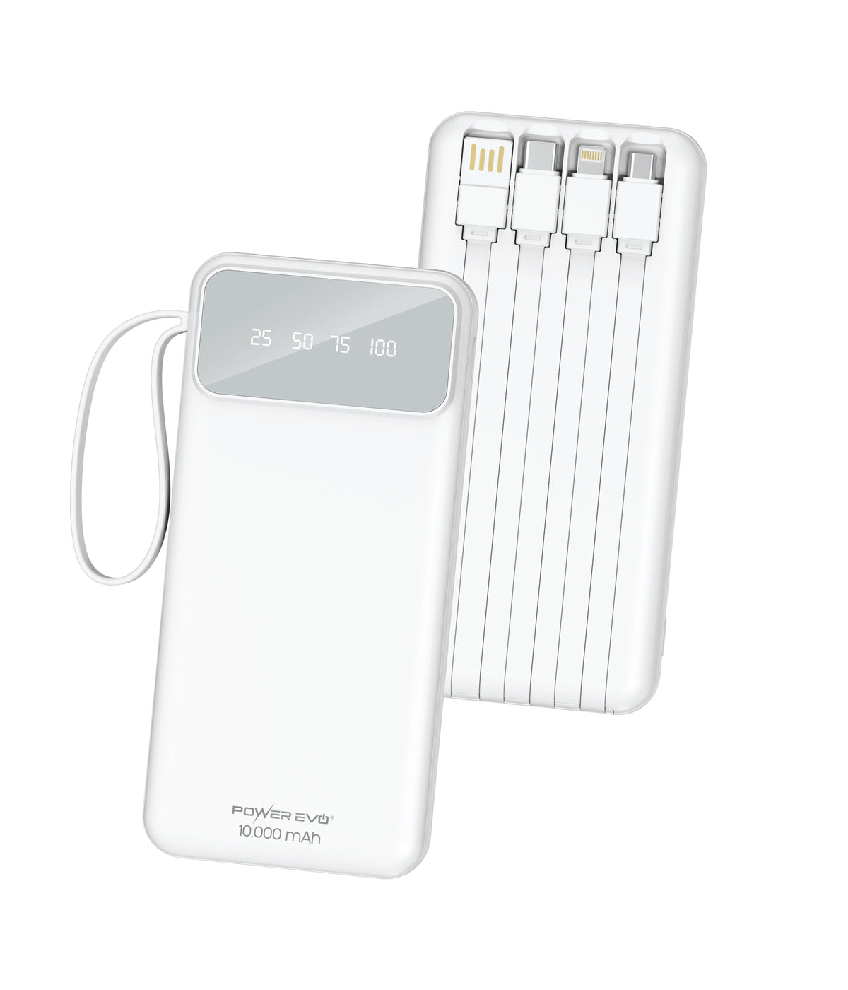 VOLT10 Power Bank with Built-in Cables