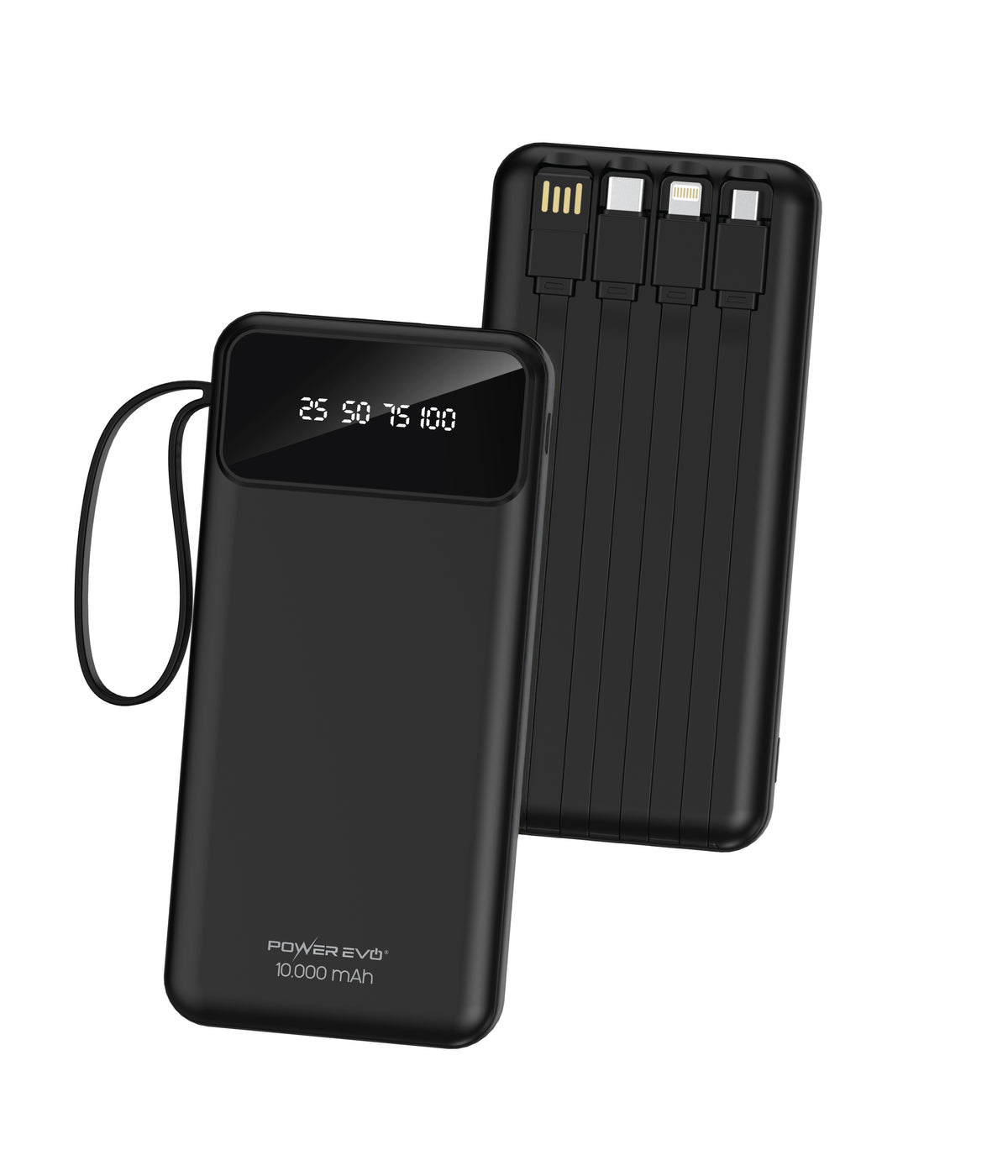 VOLT10 Power Bank with Built-in Cables